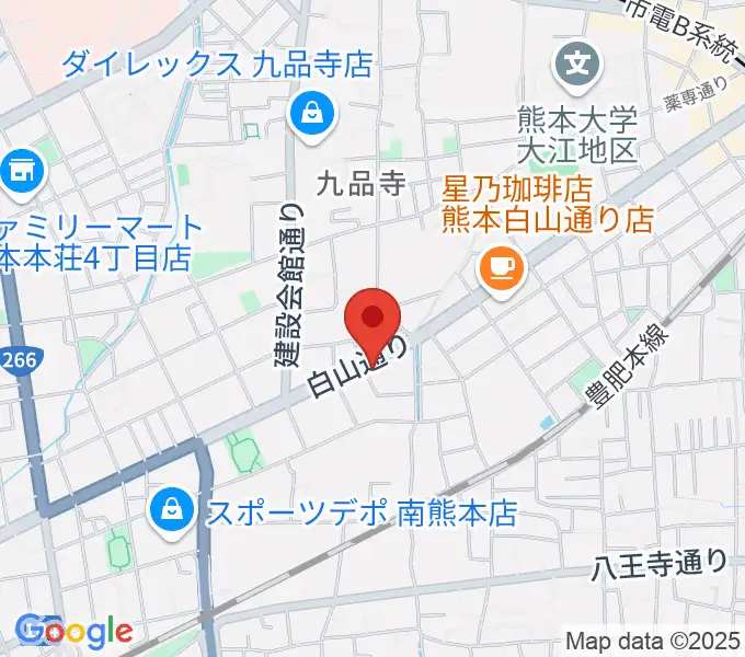 ミュージックファームの地図