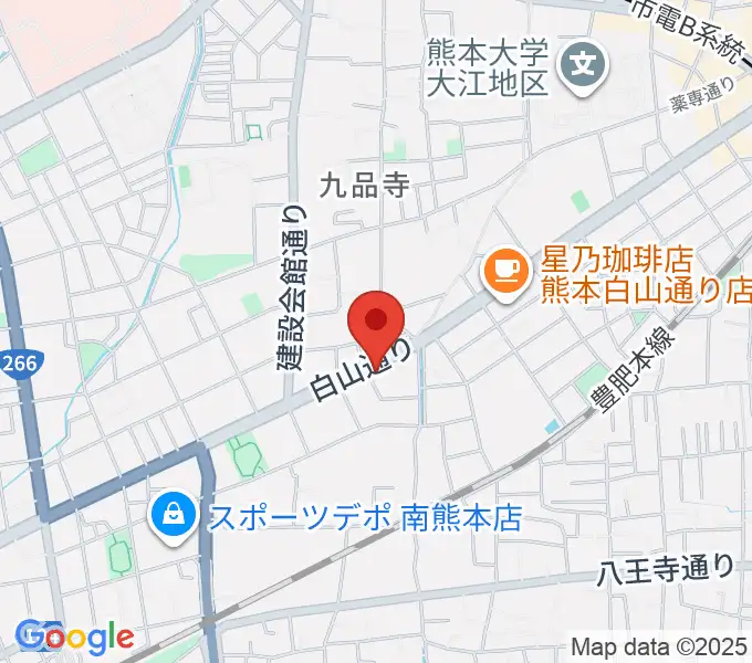 ミュージックファームの地図