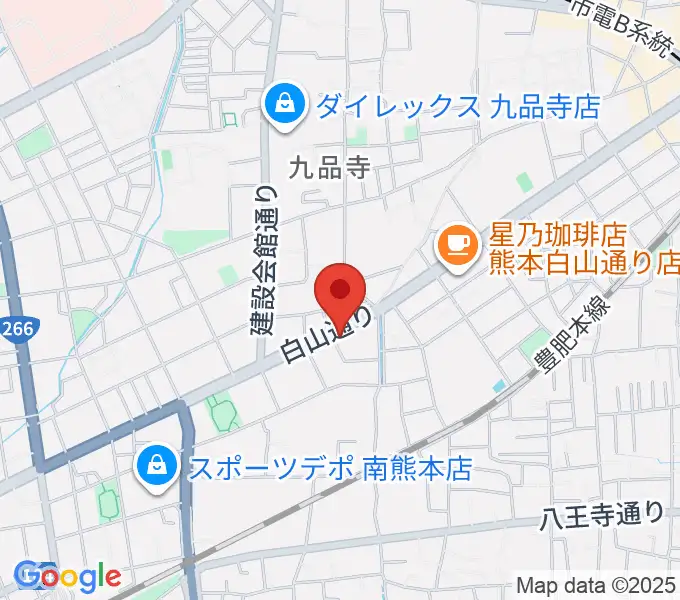 ミュージックファームの地図