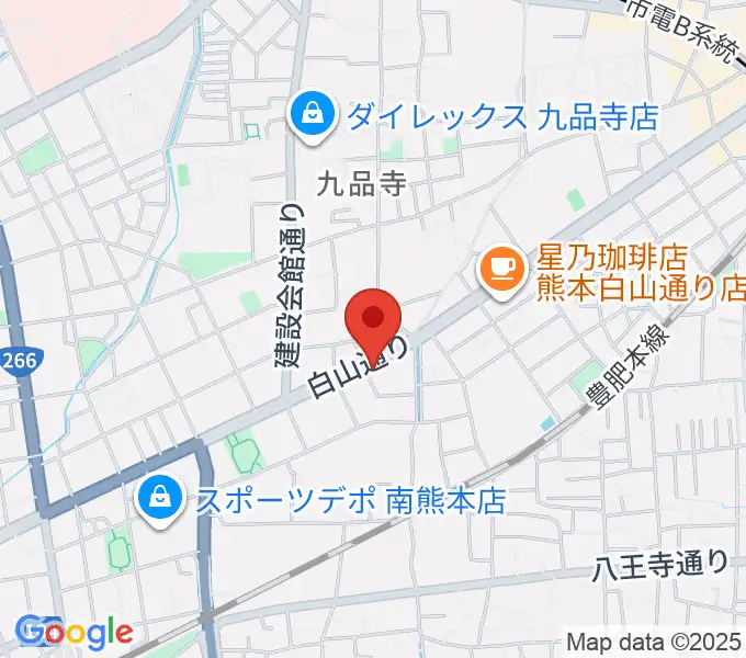 ミュージックファームの地図