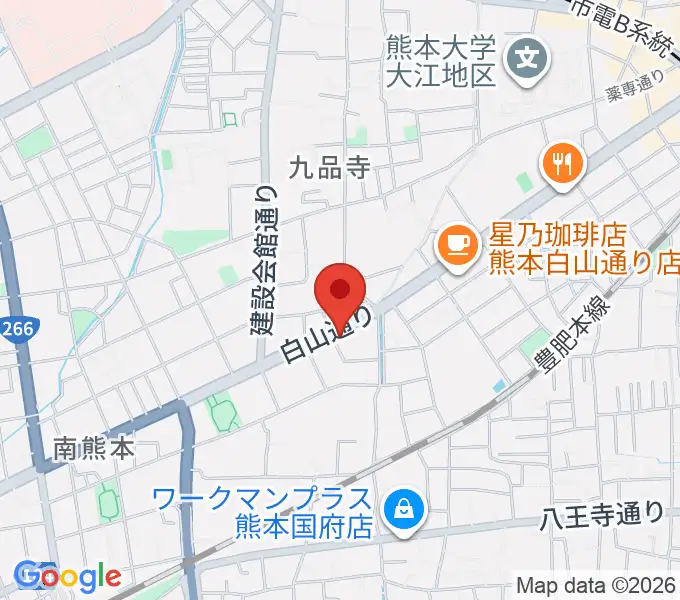 ミュージックファームの地図