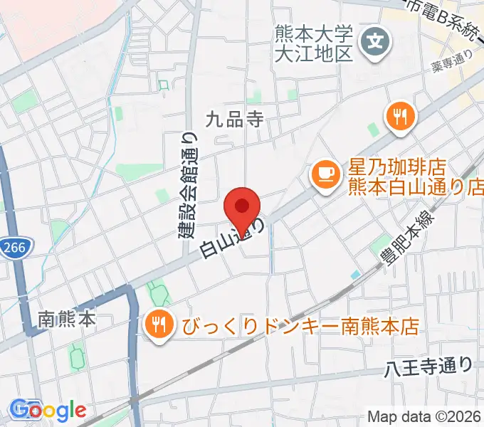 ミュージックファームの地図