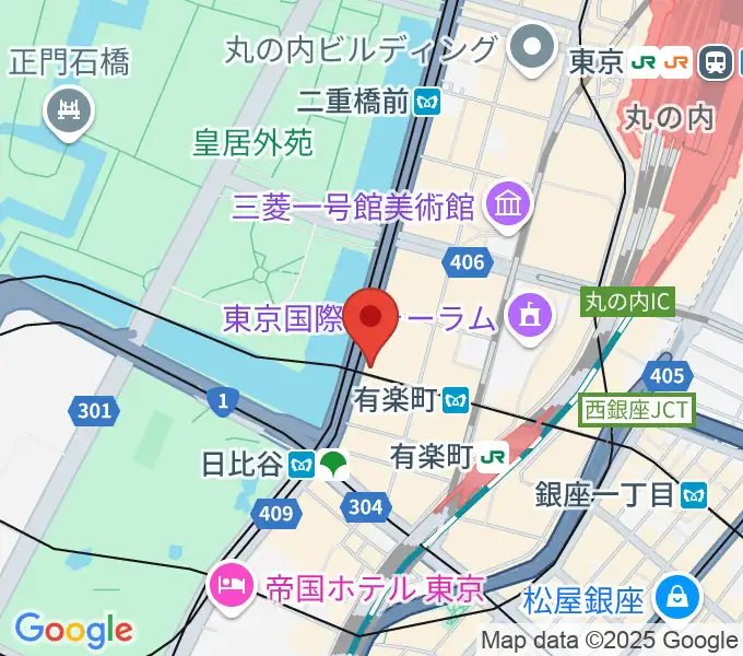 帝国劇場[休館]の地図
