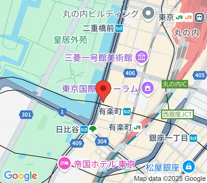 帝国劇場[休館]の地図