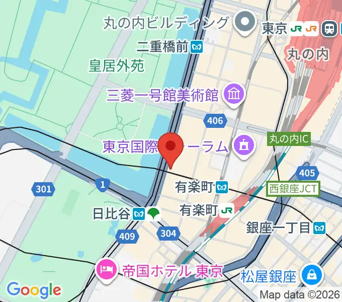 帝国劇場[休館]の地図