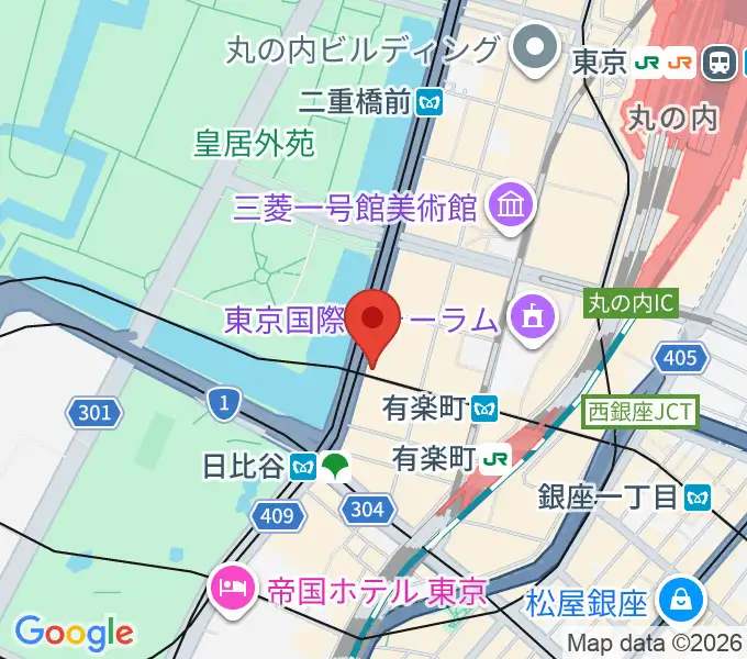 帝国劇場[休館]の地図
