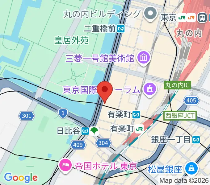 帝国劇場[休館]の地図