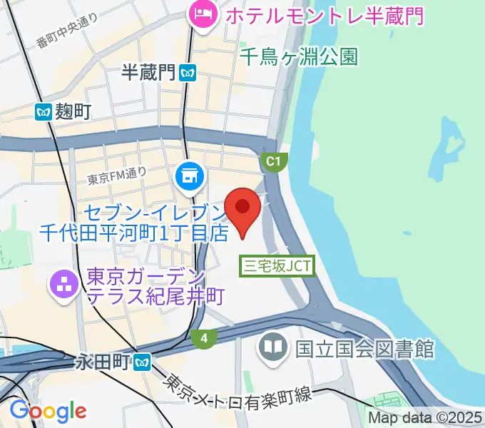 国立劇場の地図