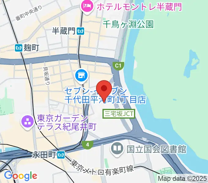 国立劇場の地図
