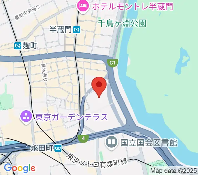 国立劇場の地図