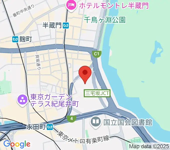 国立劇場の地図