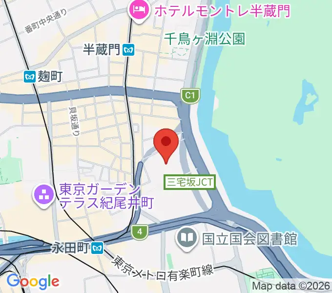 国立劇場の地図
