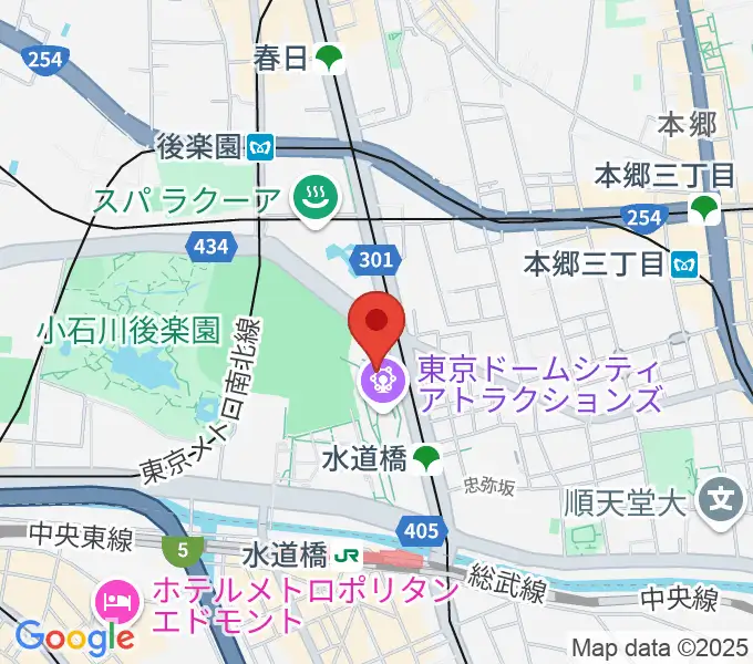 シアターGロッソの地図