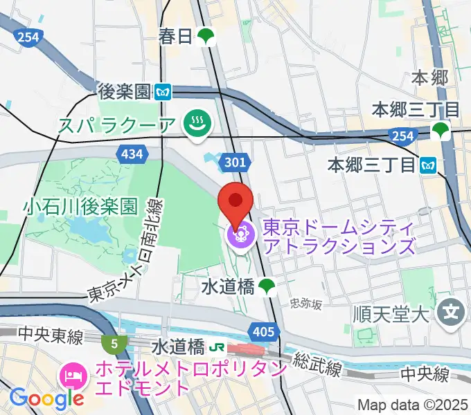 シアターGロッソの地図