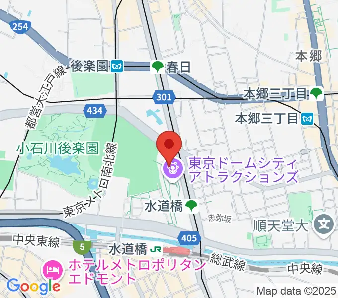 シアターGロッソの地図