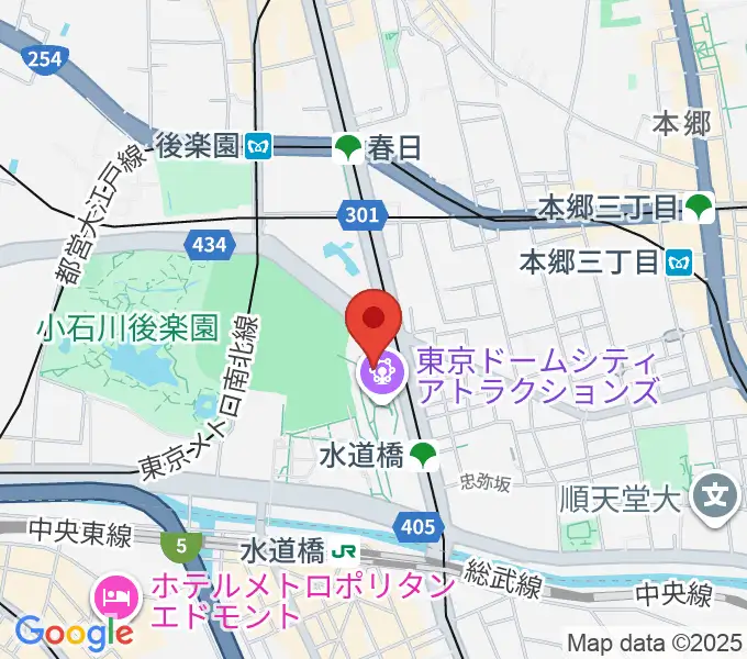 シアターGロッソの地図