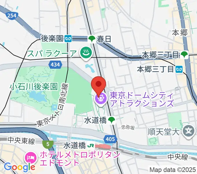 シアターGロッソの地図