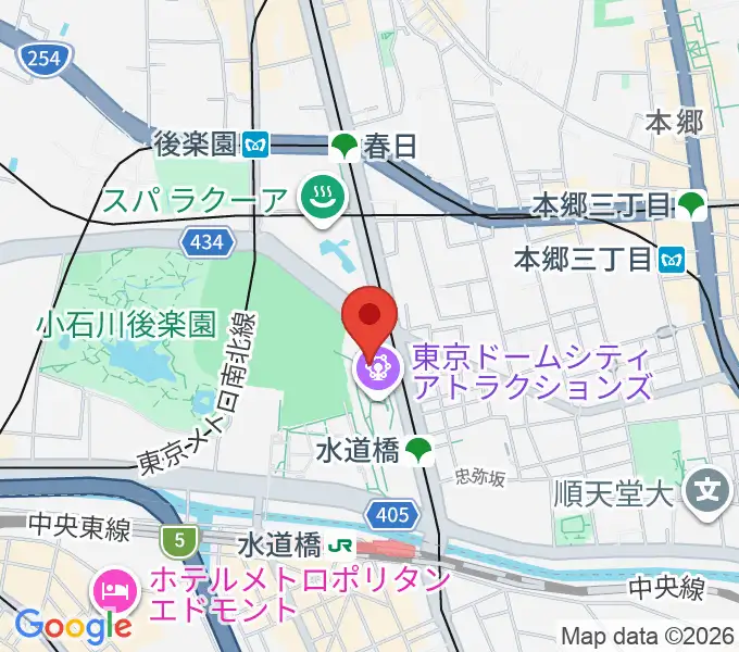 シアターGロッソの地図