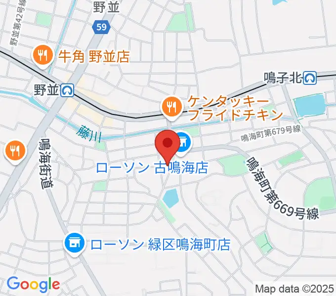 Enchante音楽教室の地図