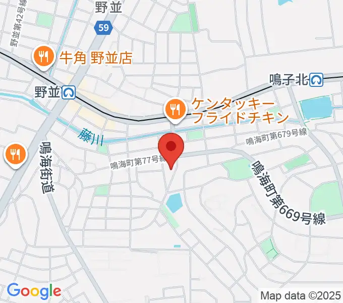 Enchante音楽教室の地図