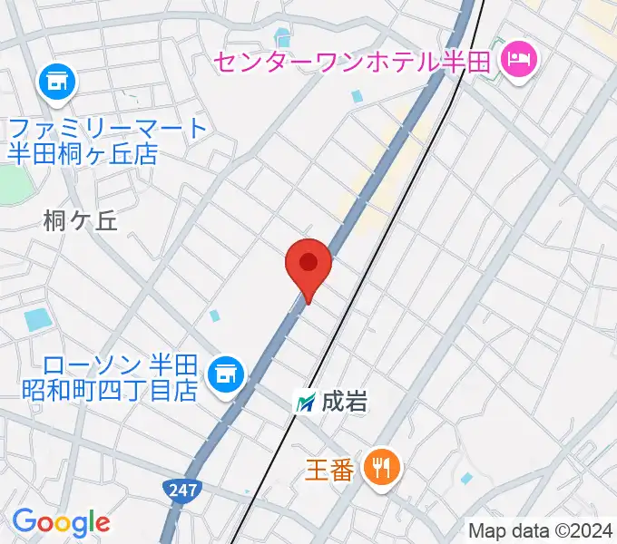 J.Pミュージックスクールの地図