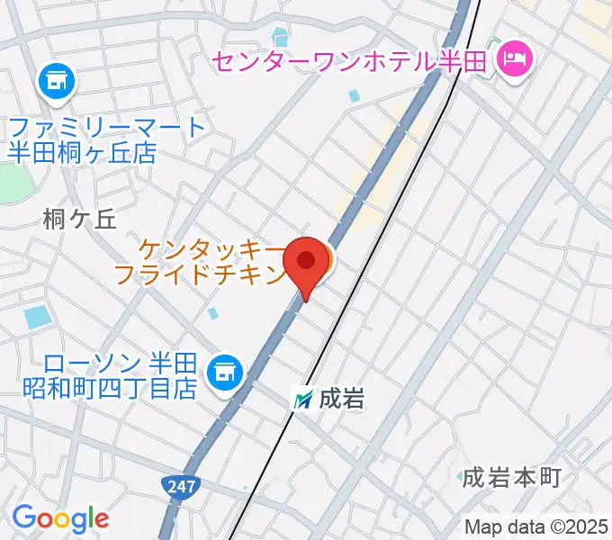 J.Pミュージックスクールの地図