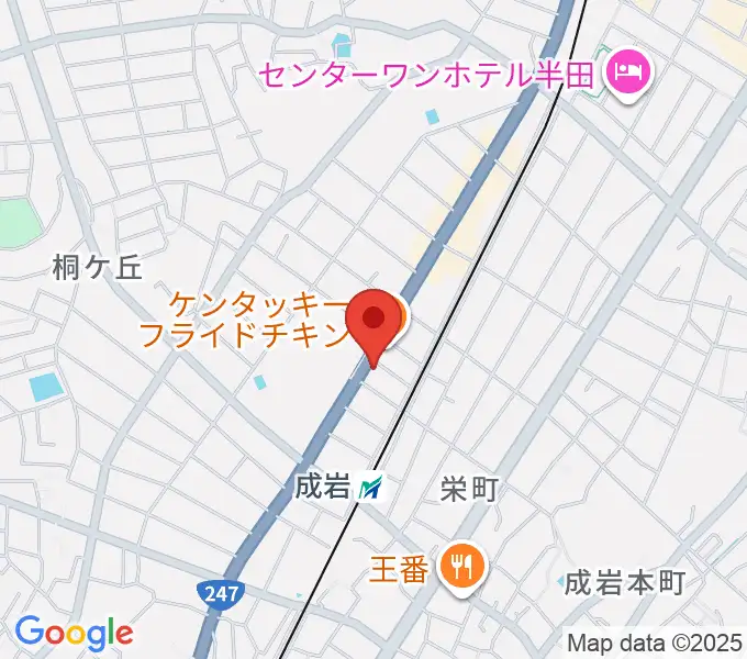 J.Pミュージックスクールの地図