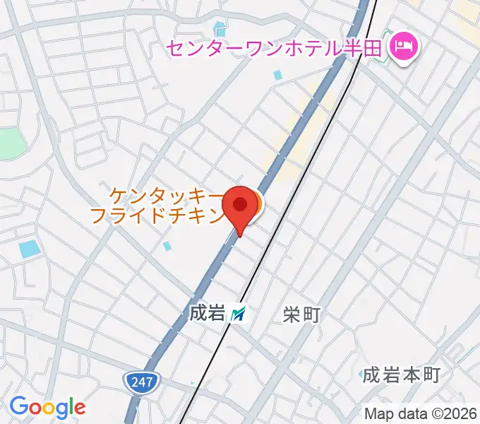 J.Pミュージックスクールの地図