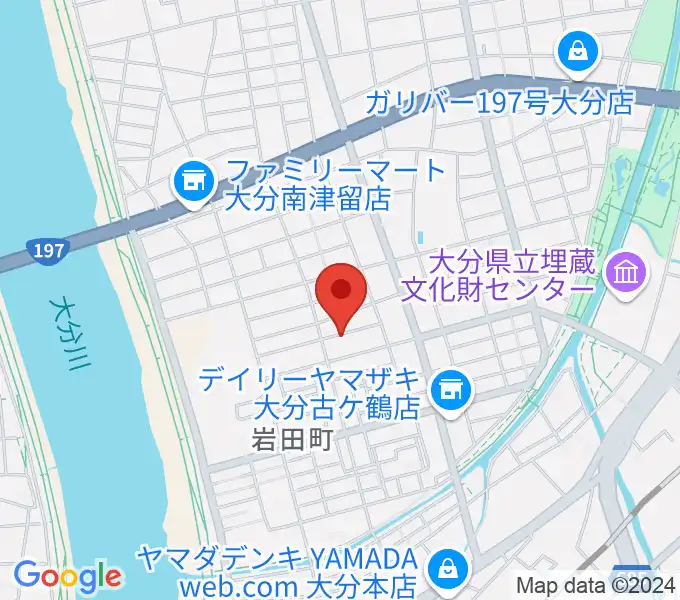 ミュージックホリデーの地図