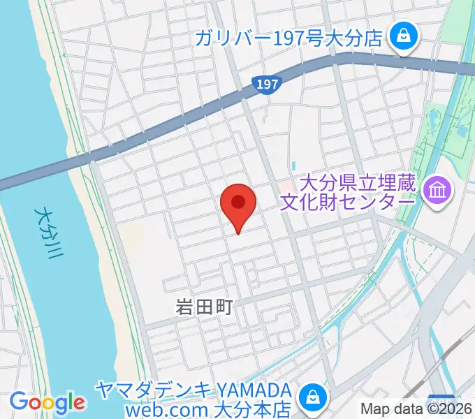 ミュージックホリデーの地図