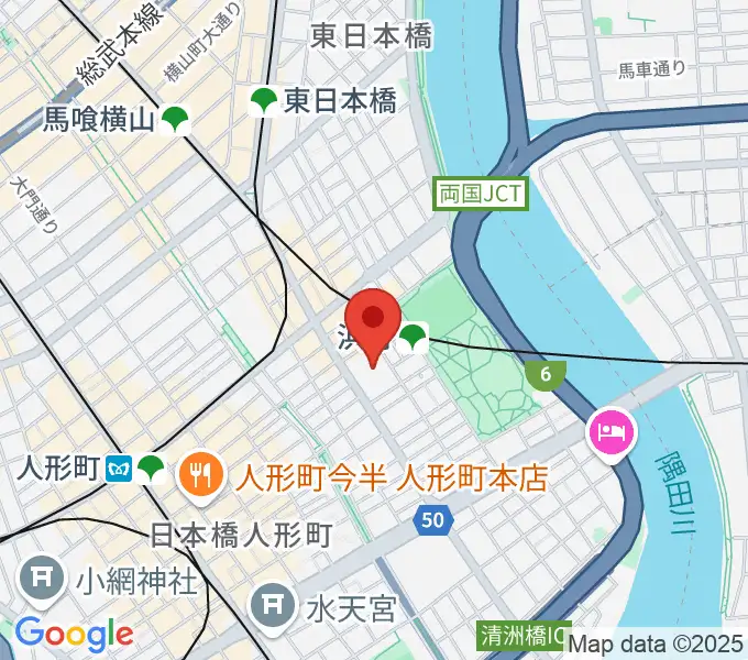 明治座の地図