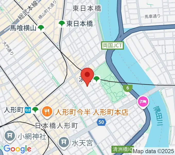 明治座の地図