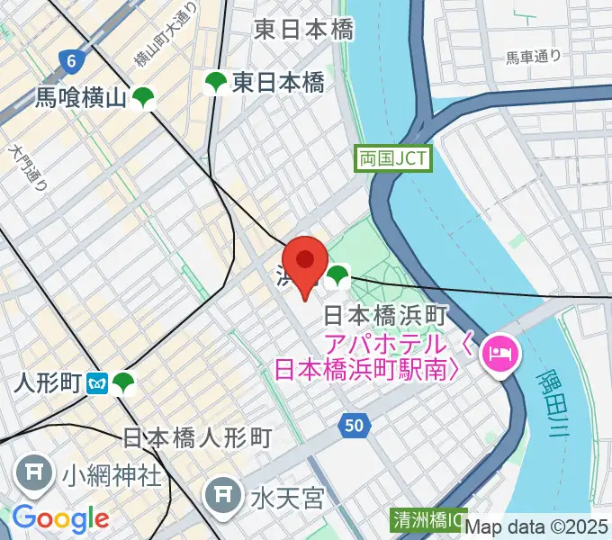 明治座の地図