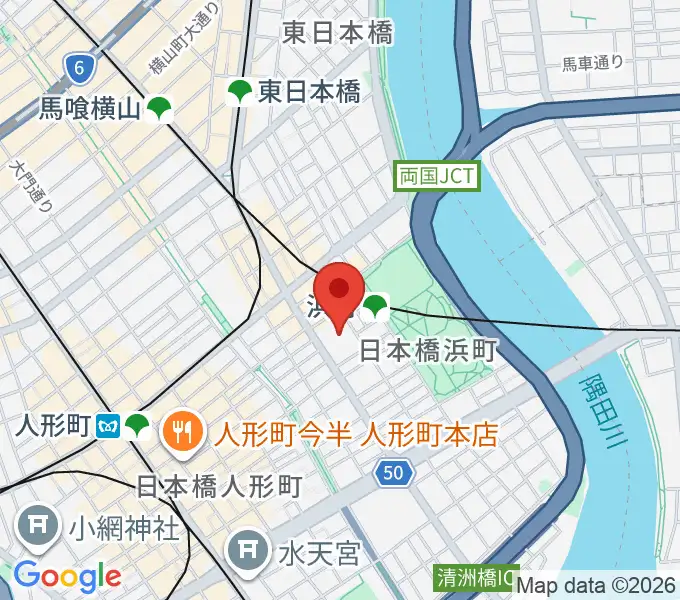 明治座の地図