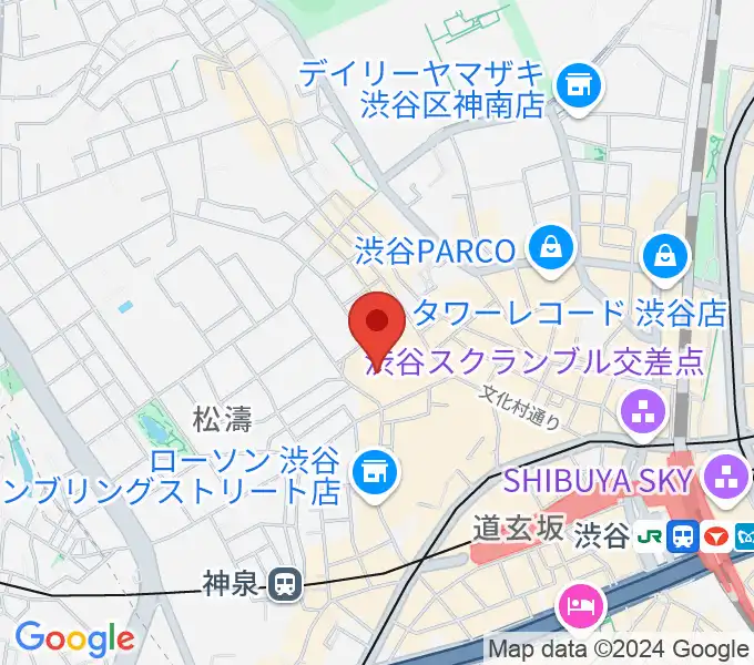 シアターコクーンの地図