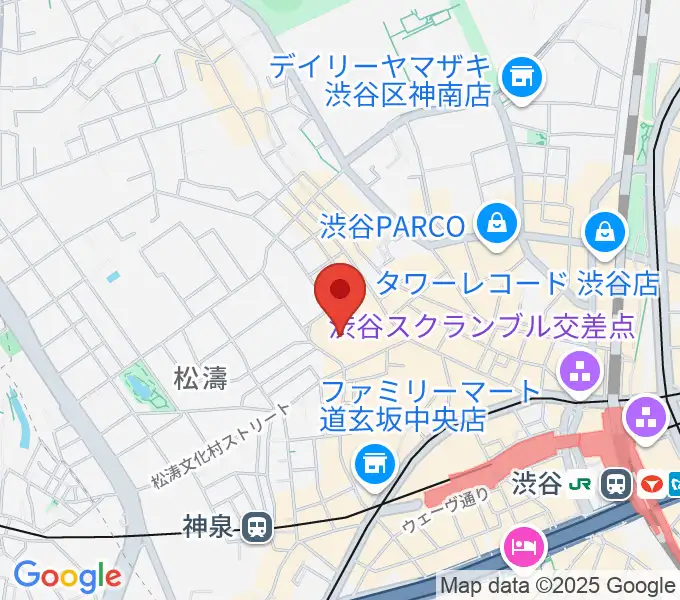 シアターコクーンの地図