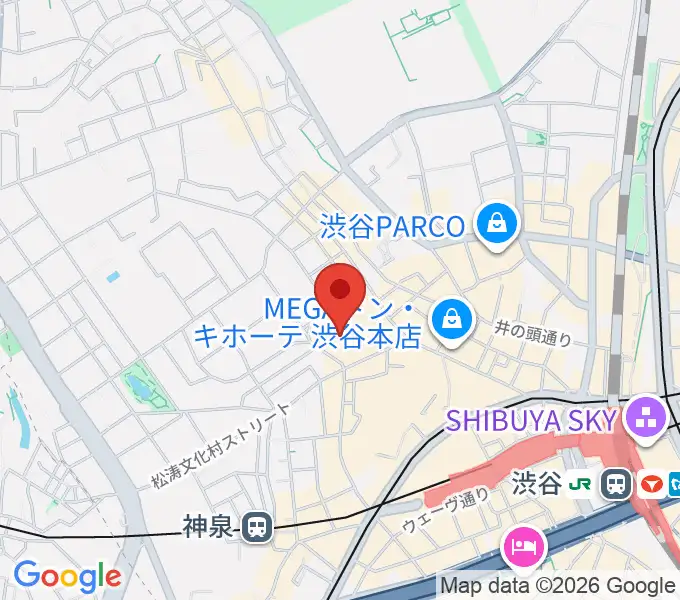 シアターコクーンの地図