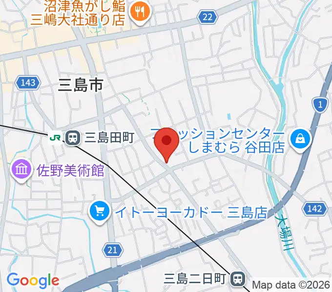 art musique 音楽教室の地図