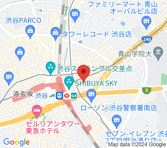 渋谷ヒカリエホールの場所