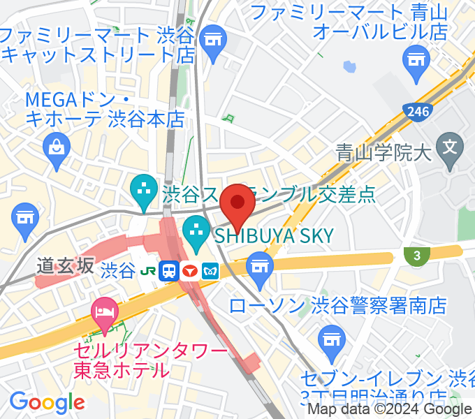 渋谷ヒカリエホールの場所