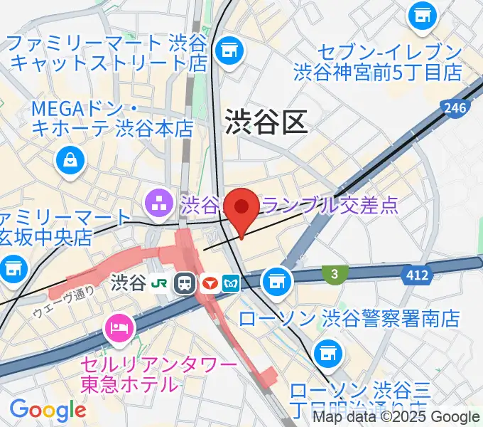 東急シアターオーブの地図