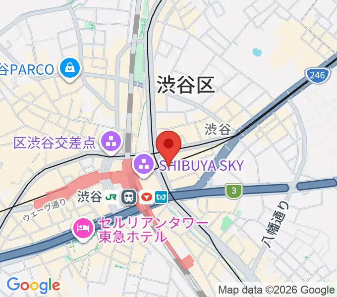 東急シアターオーブの地図