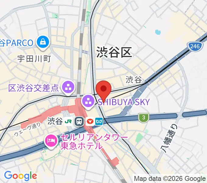 東急シアターオーブの地図