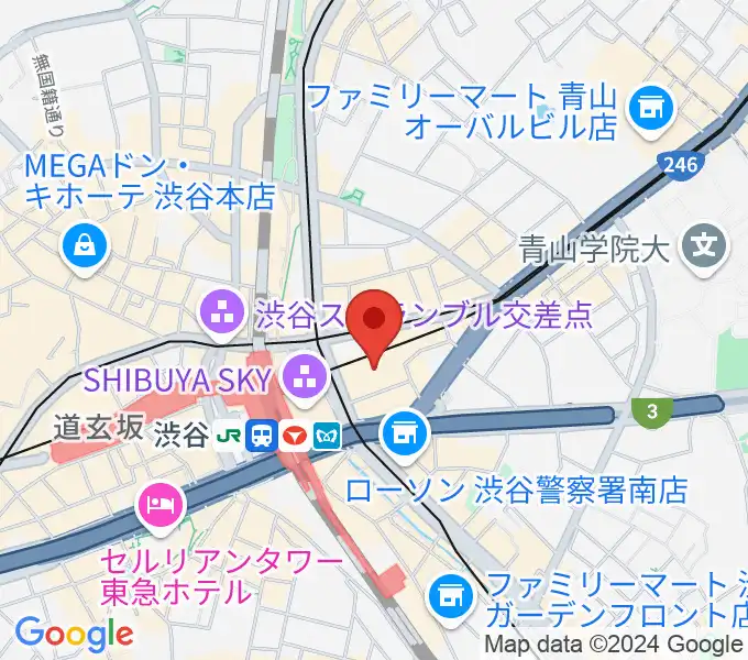 渋谷ヒカリエ 8/（ハチ）の地図