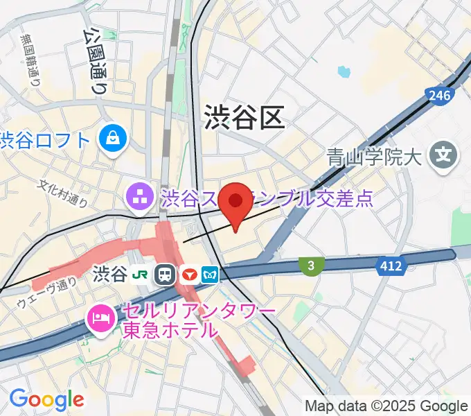 渋谷ヒカリエ 8/（ハチ）の地図