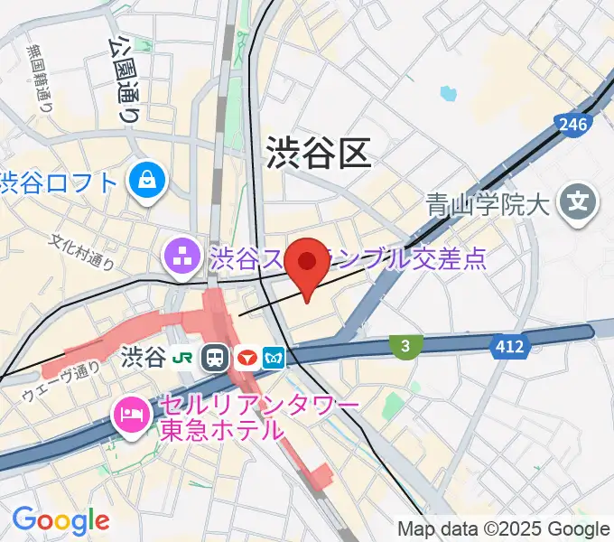 渋谷ヒカリエ 8/（ハチ）の地図