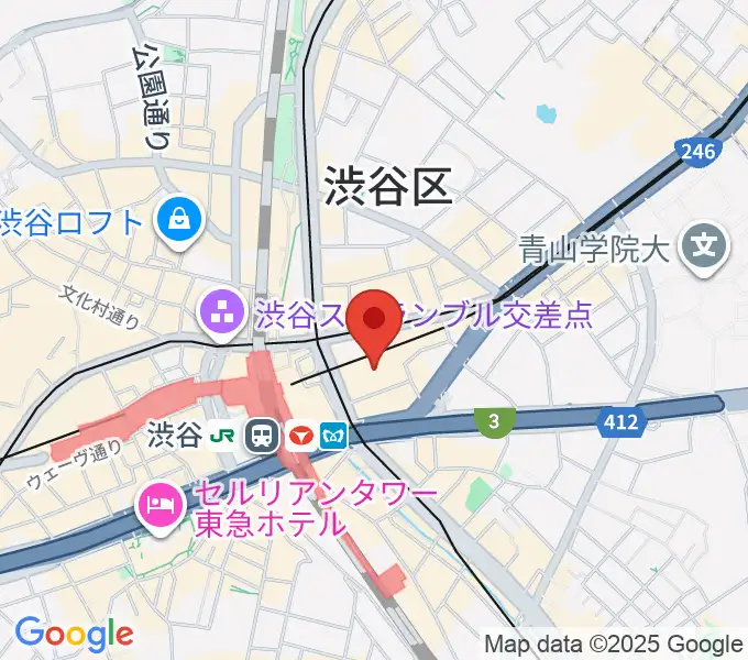 渋谷ヒカリエ 8/（ハチ）の地図