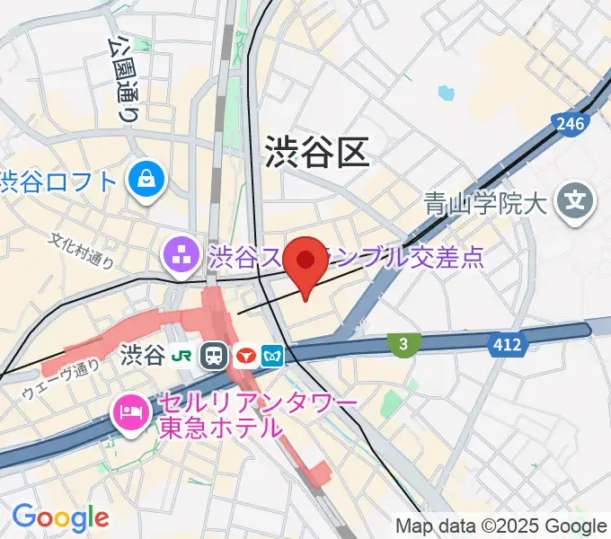 渋谷ヒカリエ 8/（ハチ）の地図