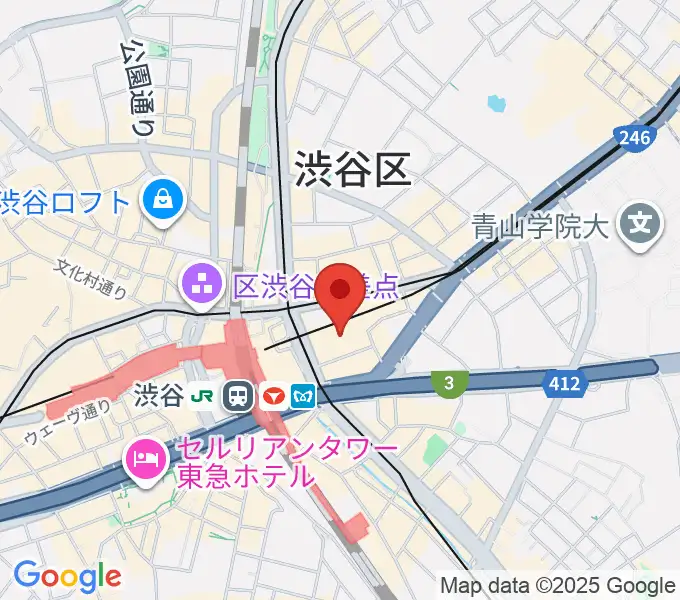 渋谷ヒカリエ 8/（ハチ）の地図