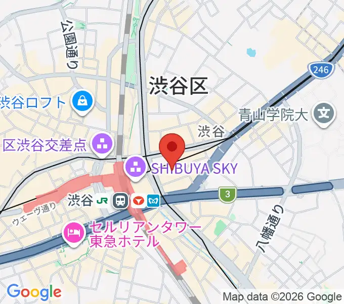 渋谷ヒカリエ 8/（ハチ）の地図